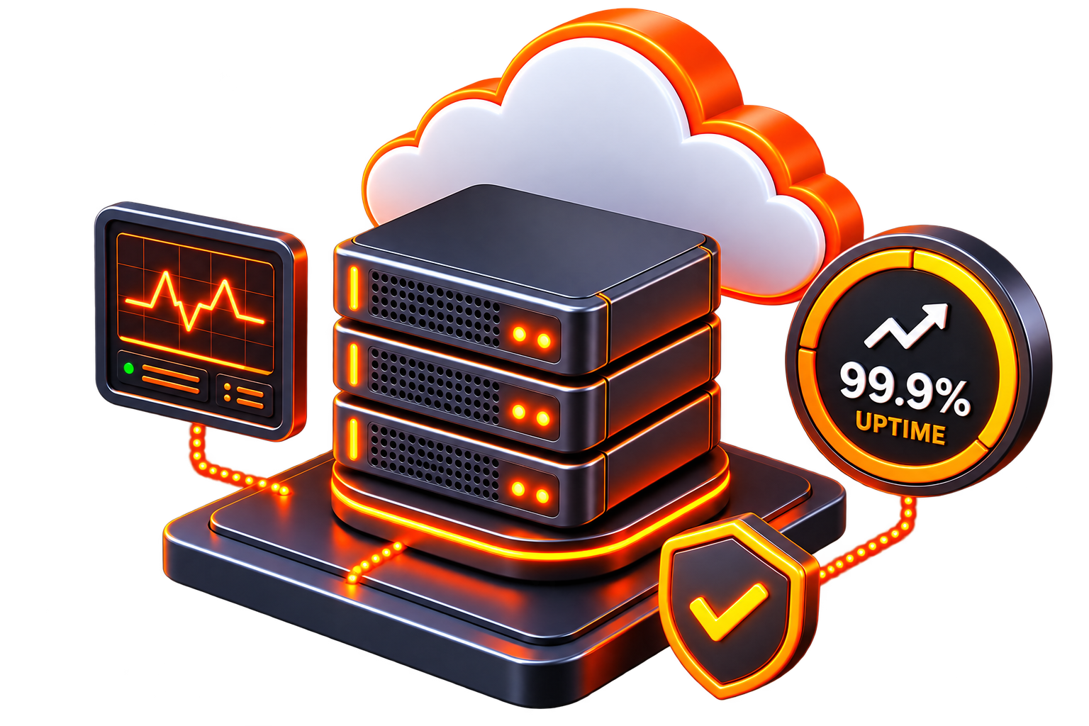 Virtual private server infrastructure