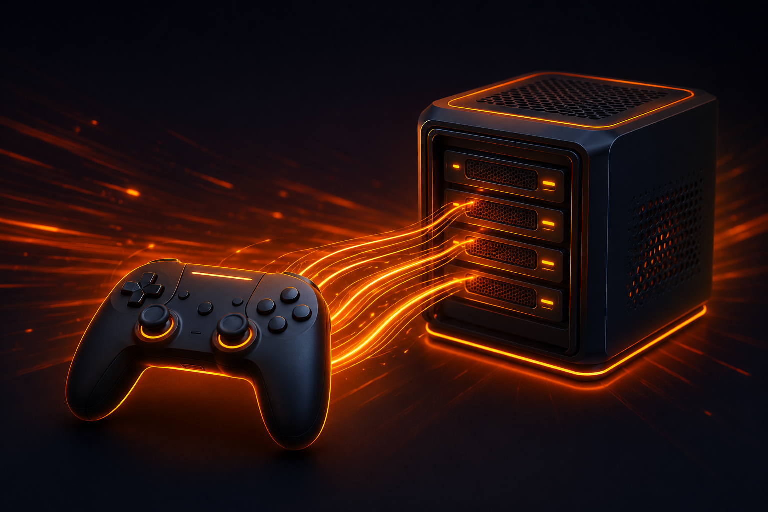 Low latency gaming hosting